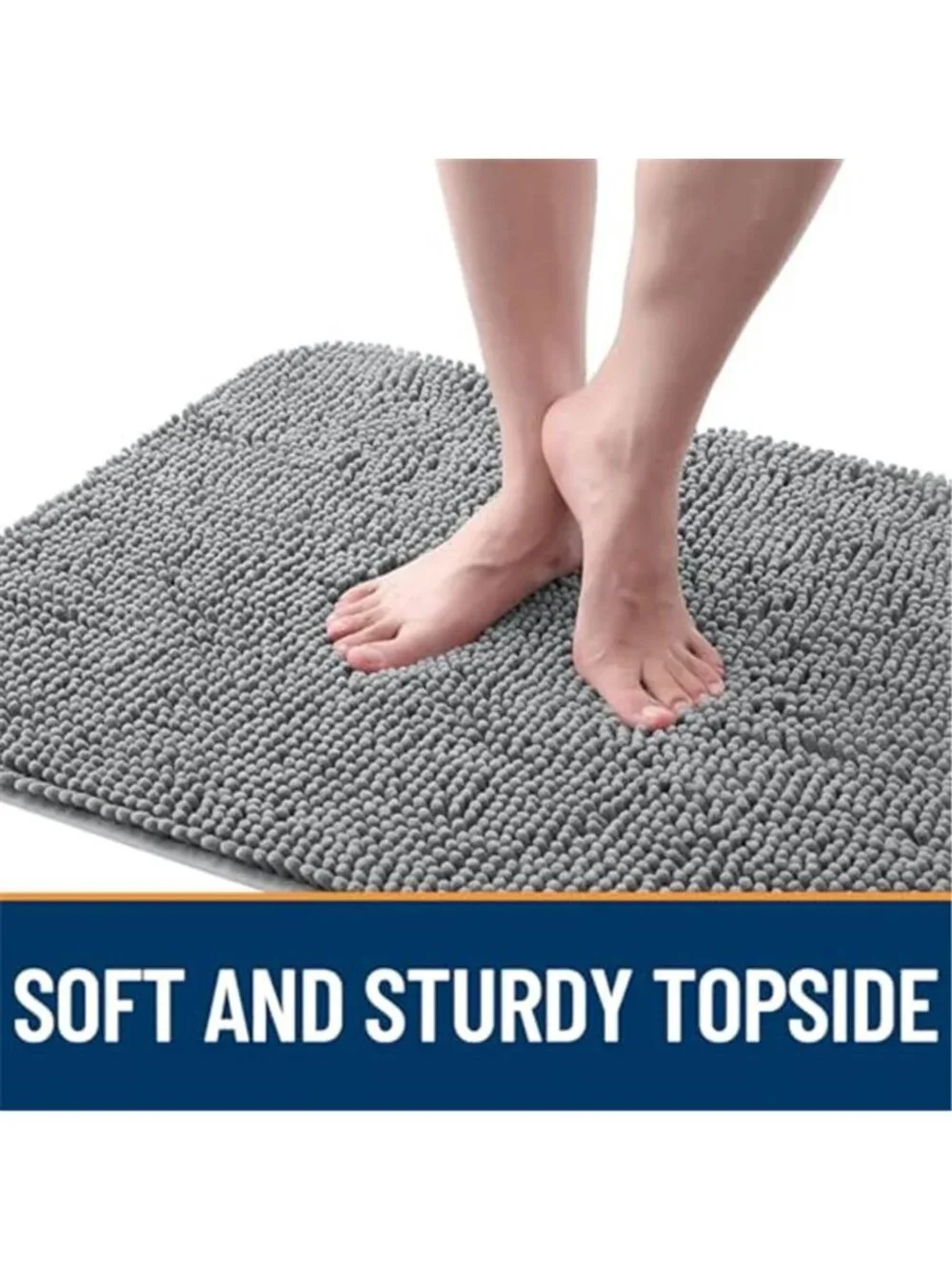 Dog Door Mat for Muddy Paws 30x20, Super Absorbent Chenille Mud Mat